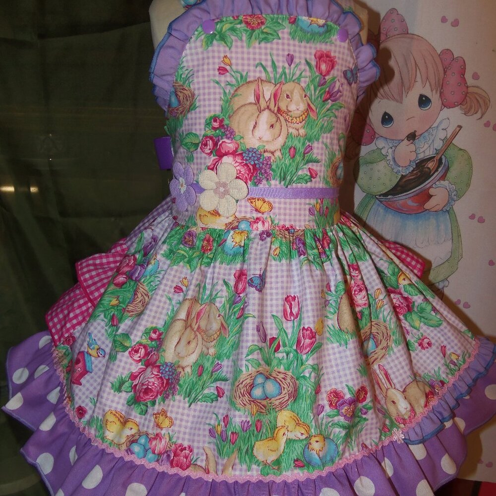 Easter Bunny Baby Girl Dress Size 2t